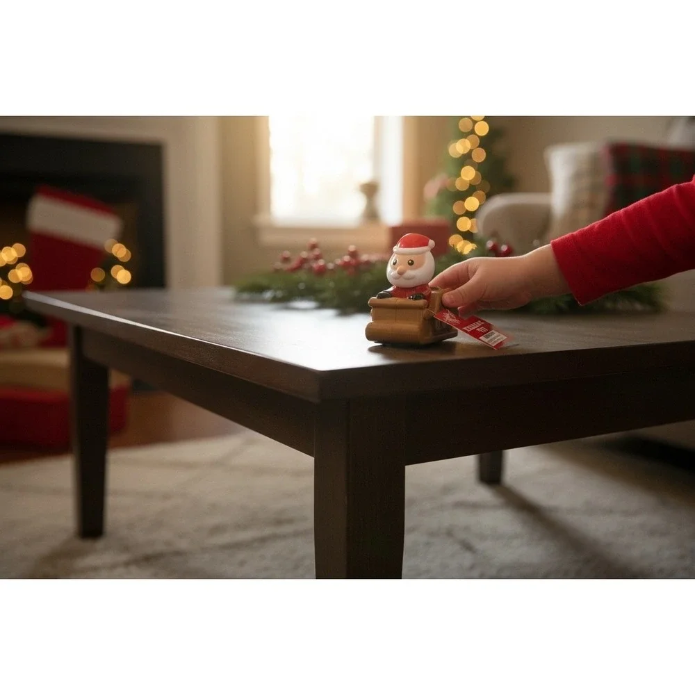 Holiday‎ Style Pullback Toy Santa Sleigh Christmas Fun Kids